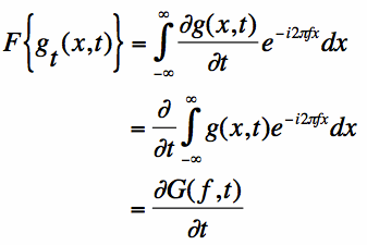 fourier transforms of pde