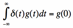 the sifting property of the fourier transform