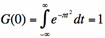 dc value is the fourier transform at f=0
