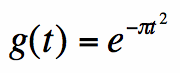 gaussian function