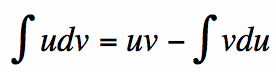 using integration by parts