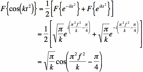 cos(c*t^2)