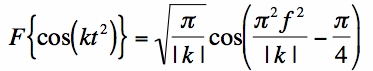 cos(|c|*t^2)