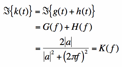two sided exponential fourier transform