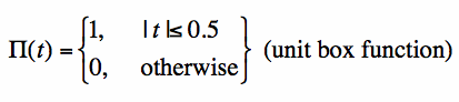 unit box function
