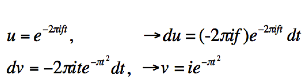 integration by parts