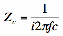 impedance of a capacitor