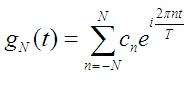 finite fourier series sum