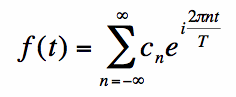 the function has a fourier series representation