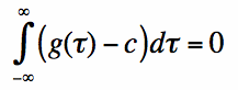 removing the dc constant term