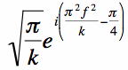 fourier transform of the complex gaussian