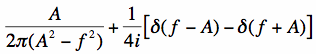 fourier transform of the right sided sine