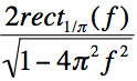 fourier transform of the bessel function