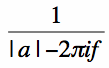 fourier transform of the left sided decaying exponential