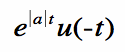 left sided exponential