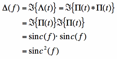 using convolution to get the fourier transform