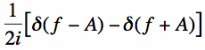 fourier transform of sine