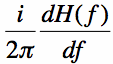 fourier transform of t*f(t)