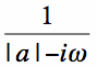 fourier transform of the left sided decaying exponential