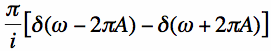 fourier transform of sine