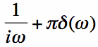 fourier transform of step function