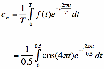 evaluating the fourier coefficients