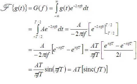 fourier transform calculation